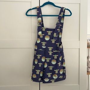 The Child Baby Yoda shorts overalls